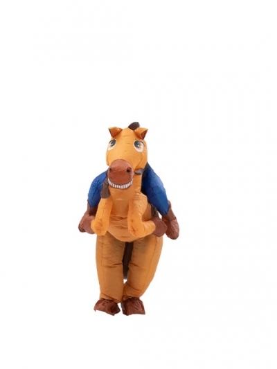 Надувной карнавальный костюм Всадник на лошади FZ1766-3