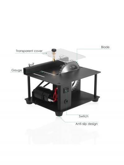 Мини-настольная пила Mini Table Saw 24V, 110 мм-3
