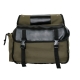 Пара боковых сумок Canvas Green 28L для мотоцикла, велосипеда